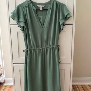 Sage Midlength Dress